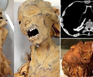 راز دردناک زن ۳۰۰۰ ساله که برای همیشه دهانش باز ماند + تصاویر