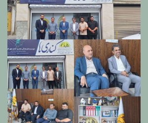 بازدید فرماندار از دفتر مرکزی پایگاه خبری کناریها