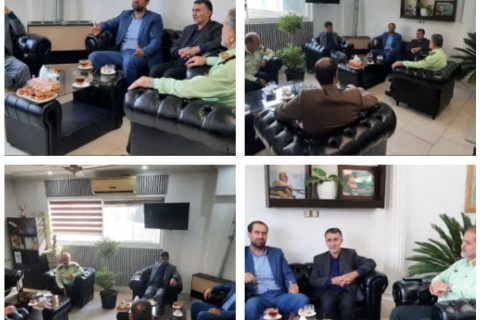 حضور دادستان و ریاست دادگستری در ستاد فرماندهی انتظامی فریدونکنار