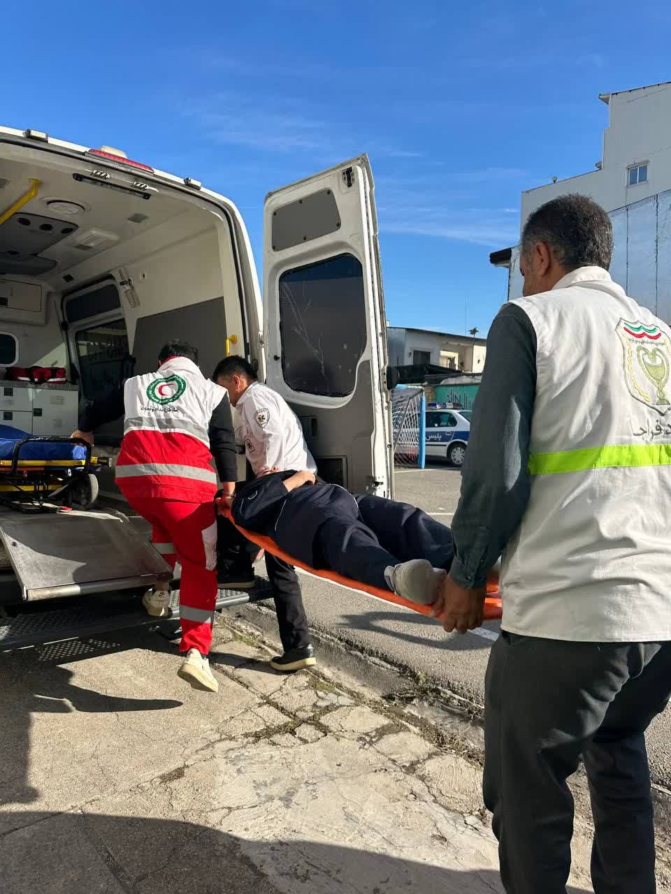 برگزاری مانور مشترک دستگاهای امدادرسان شهرستان فریدون‌کنار