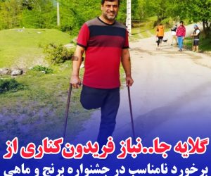 گلایه جانباز فریدون‌کناری از برخورد نامناسب در جشنواره برنج و ماهی