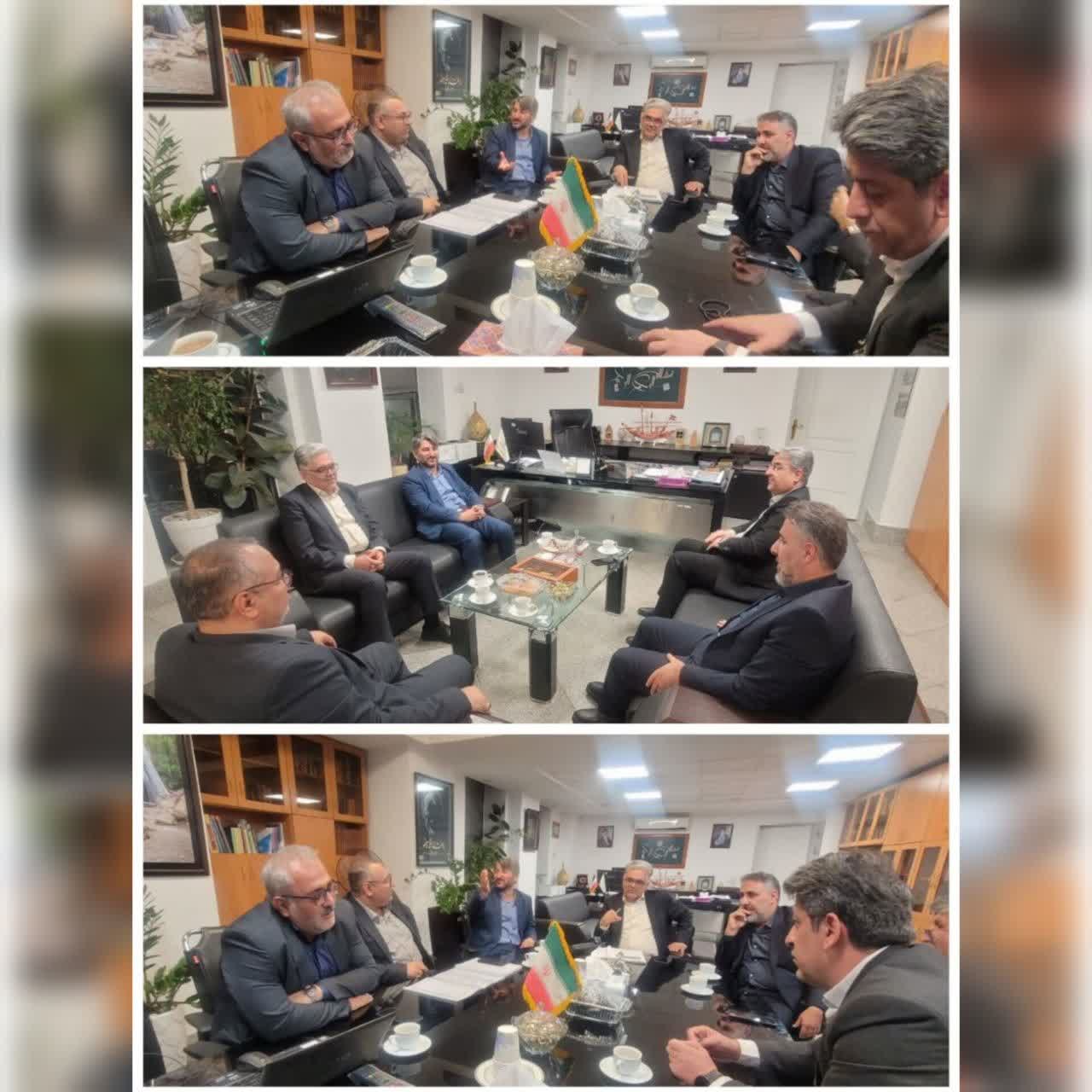 جلسه باقرزاده با معاونین وزیر راه و شهرسازی درخصوص تصفیه‌خانه فاضلاب شهری و طرح جامع و تفصیلی شهر فریدون‌کنار